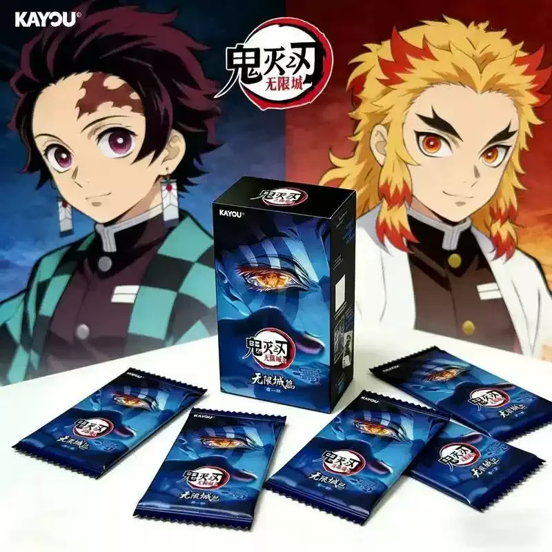 

Коллекционные карты KAYOU Demon Slayer: Kimetsu No Yaiba Infinity Castle Vol.1 Arc с Танджиро, Незуко, Канроджи — аниме-сувениры