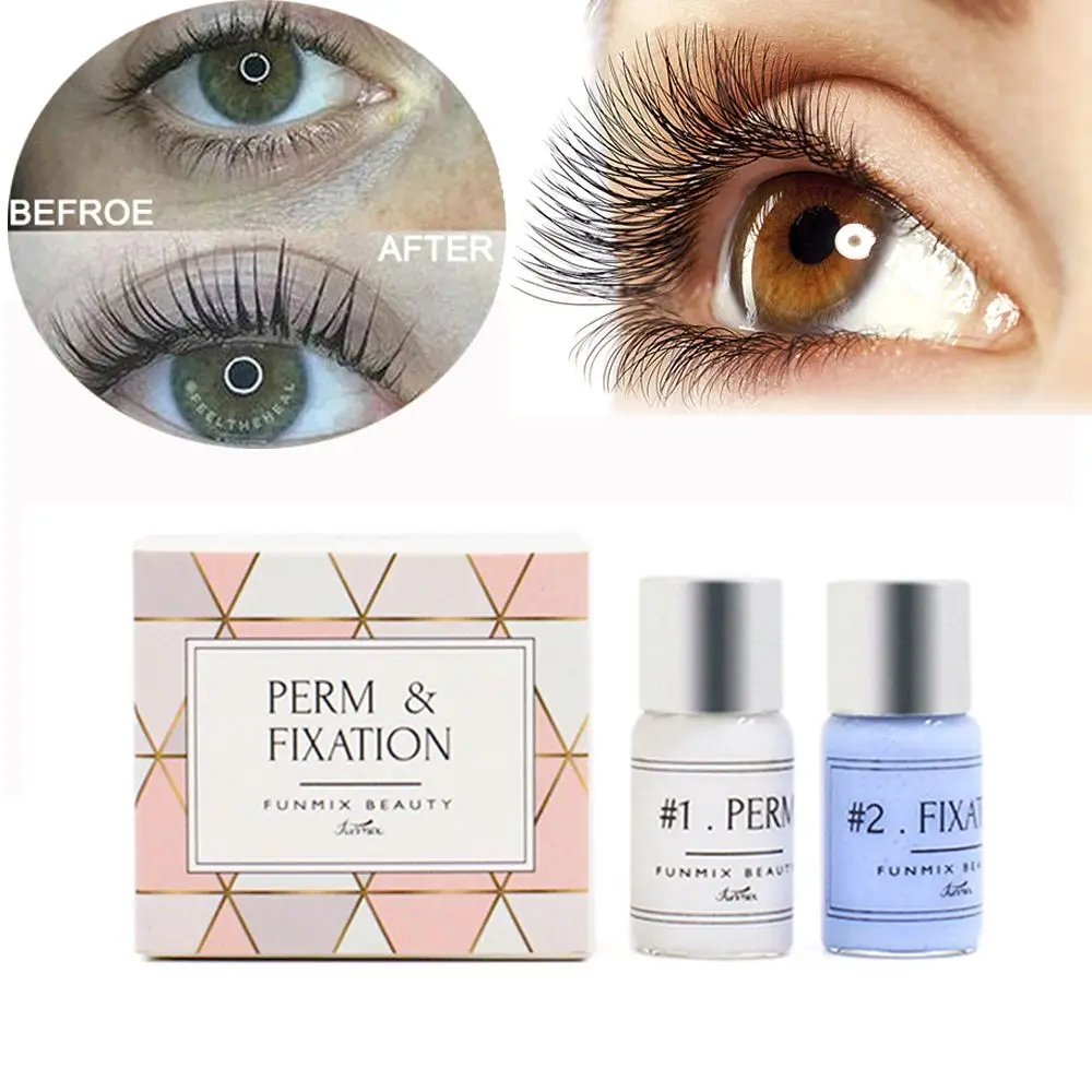1/2 Pcs Professionale Strumento di Trucco di Lunga Durata Ciglia Perm Ciglia Ascensore Ciglia Curling Fiaxtion Estensione Ciglia