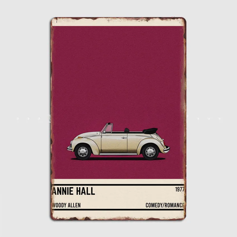 VW Beetle Compact Car Retro Classic Car Metal Poster Sign Custom Tin Wall Decor Club Garage Drawing Room Decor Home Decor