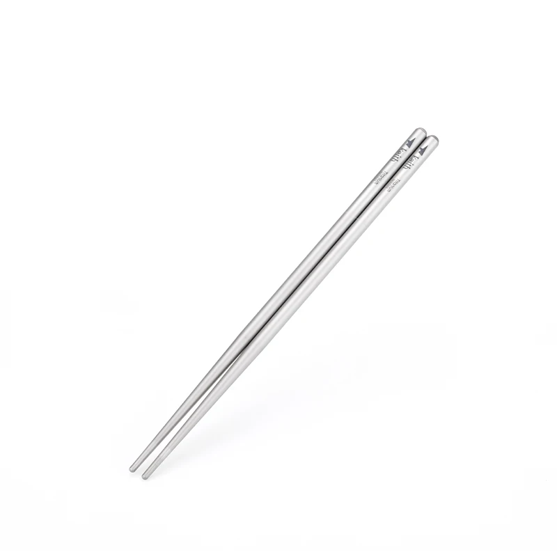 KEITH Hollow Pure Titanium Chopsticks 235mm 14.5g Ultra Lightweight Portable With Storage Pouch Home Camping Picnic Travel view 6