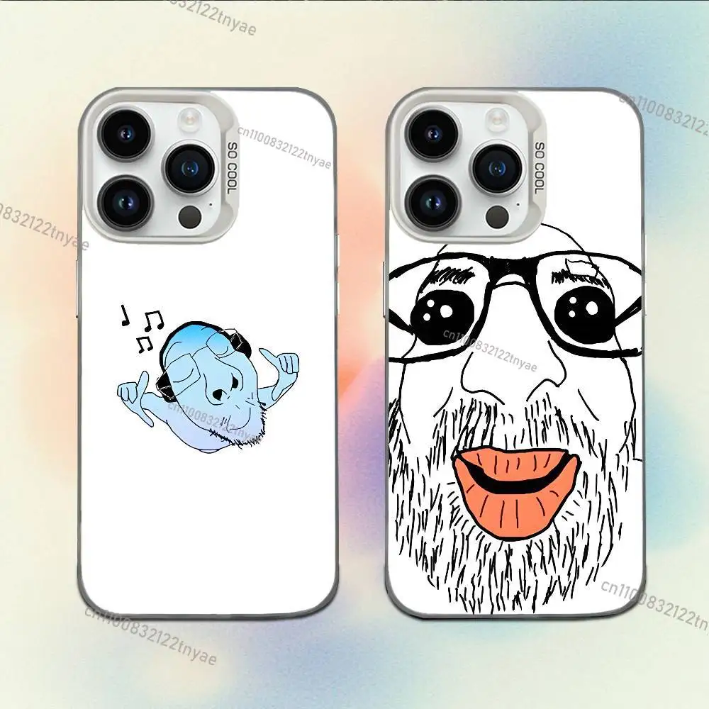 

S-Soyjak Its Over Funny Meme Phone Case For iPhone 17,16,15,14,13,12,11,Mini,Pro,E,MAX White Candy Matte Shockproof Cover