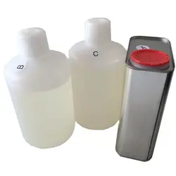 1kg transparent glue for tape hair extension making glue A, glue B glue C glue used for prevent lace wig hair shedding