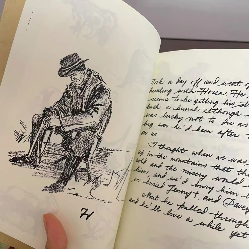 

Lock Wire Hardcover Version Arthur Morgan Diary Sixth Edition English Original Diary Red Dead Redemption 2 Diary Collection