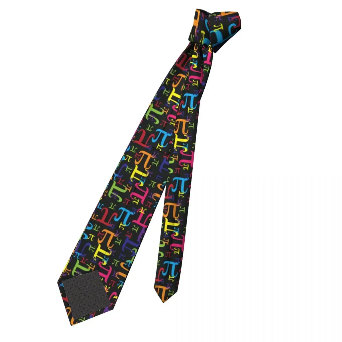 Fashion Pieces Of Pi Necktie Men Personalized Silk Math Science Nerd Geek Office Ties