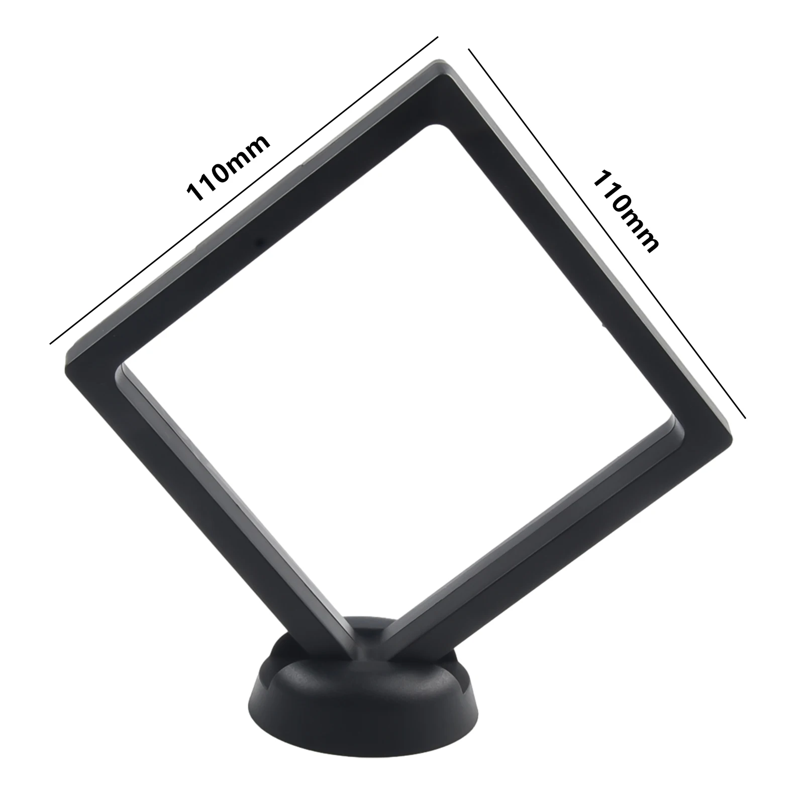 3D Floating Coin Display Holder for Pennies Medals Stamps and Small Collectibles Compatible with Transparent Flexible Films