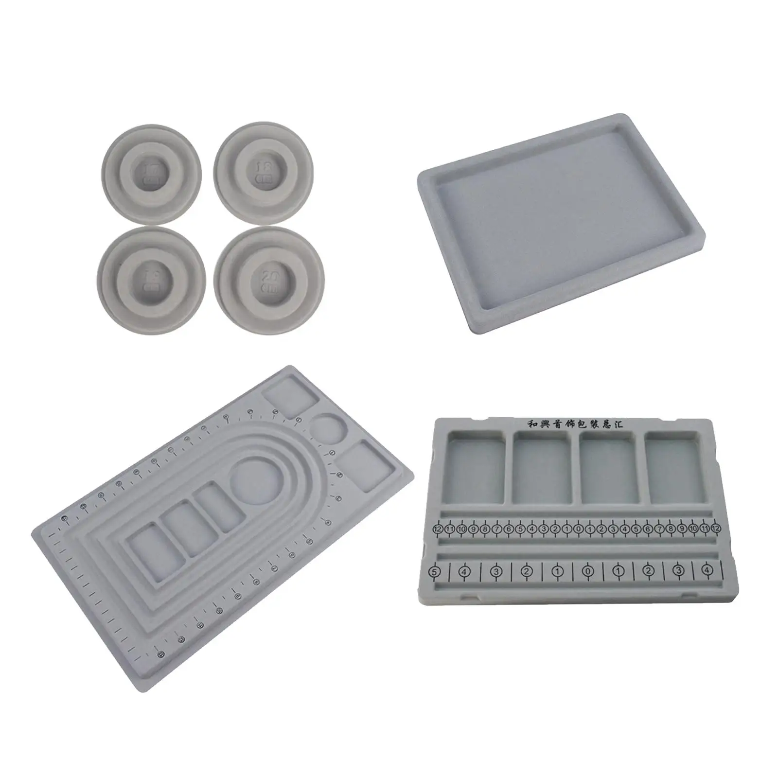Mini Flocked Bracelet Design Bead Beading Board Jewelry Tray Mats Craft Tool