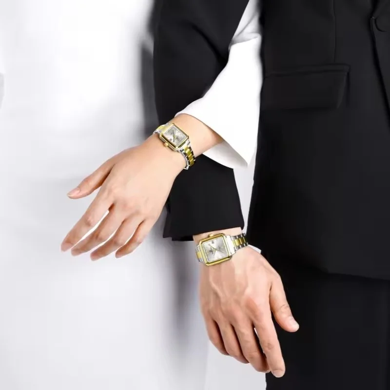 NAVIFORCE 9252 ساعة كوارتز عصرية كلاسيكية للزوجين تقويم ضوء ليلي مقاوم للماء فاخر للرجال والنساء ساعة تاريخ أنيقة هدايا