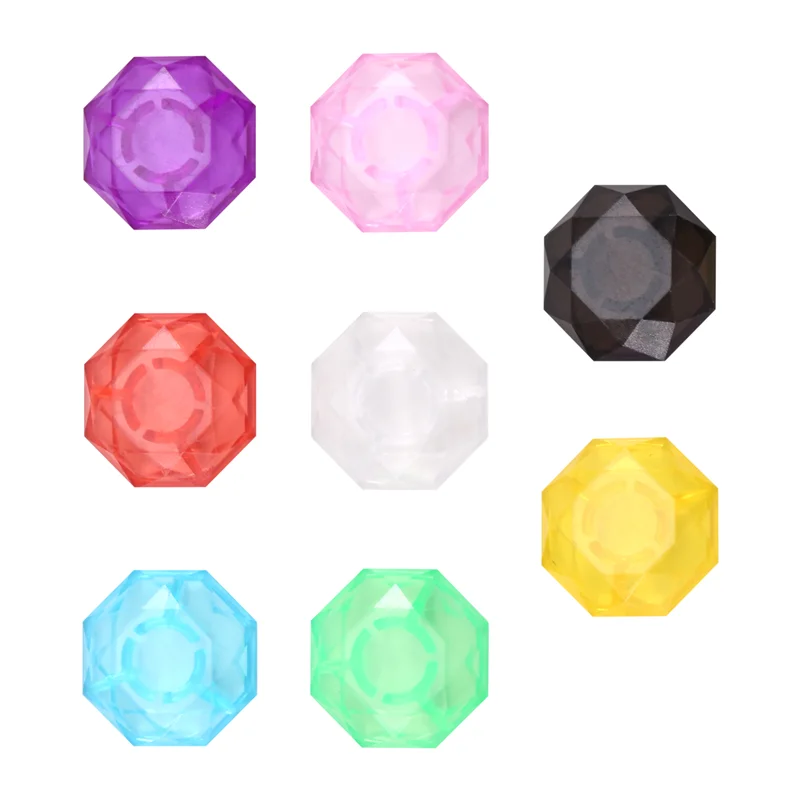 -A90P 8PCS Guitar Pedal Footswitch Toppers In Multicolor For Enhanced Patch Effect Peg Cap Control