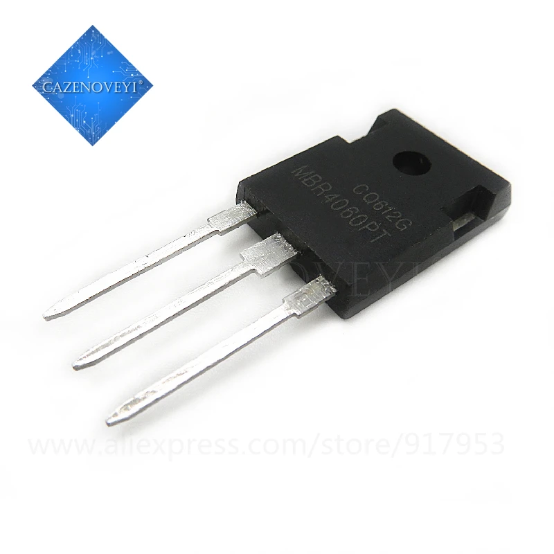 5pcs/lot MBR4060PT MBR4060APT MBR4060 TO-247 40A 60V Schottky transistor/In Stock