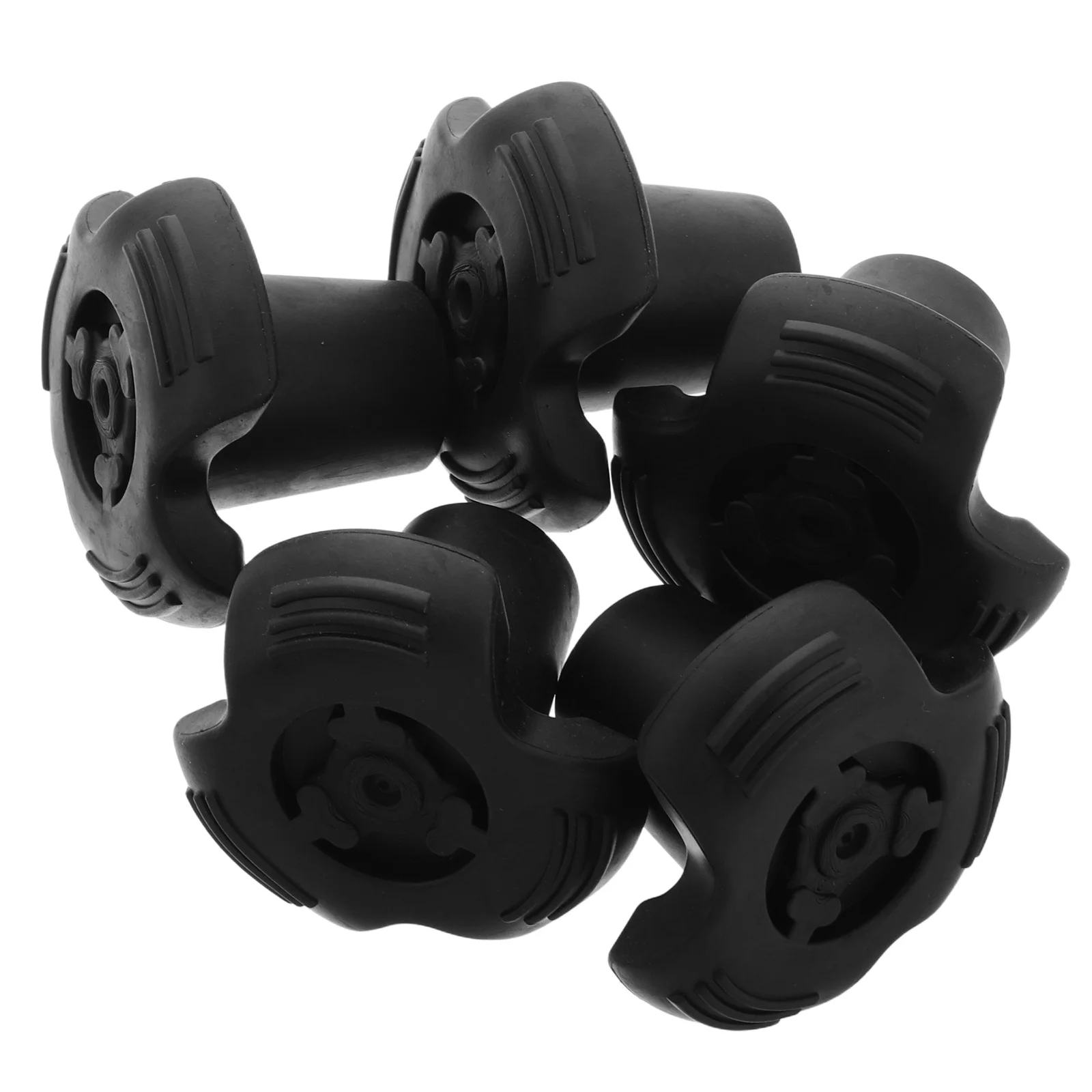 

5Pcs Hiking Pole Rubber Tips Durable Non Slip Walking Stick Feet Caps Outdoor Trekking Pole Protectors Accessories