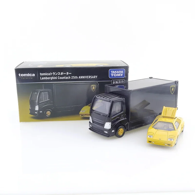 Takara Tomy Tomica Premium Transporter Lamborghini Countach 25th Anniversary 1/62 Alloy Diecast Metal Model