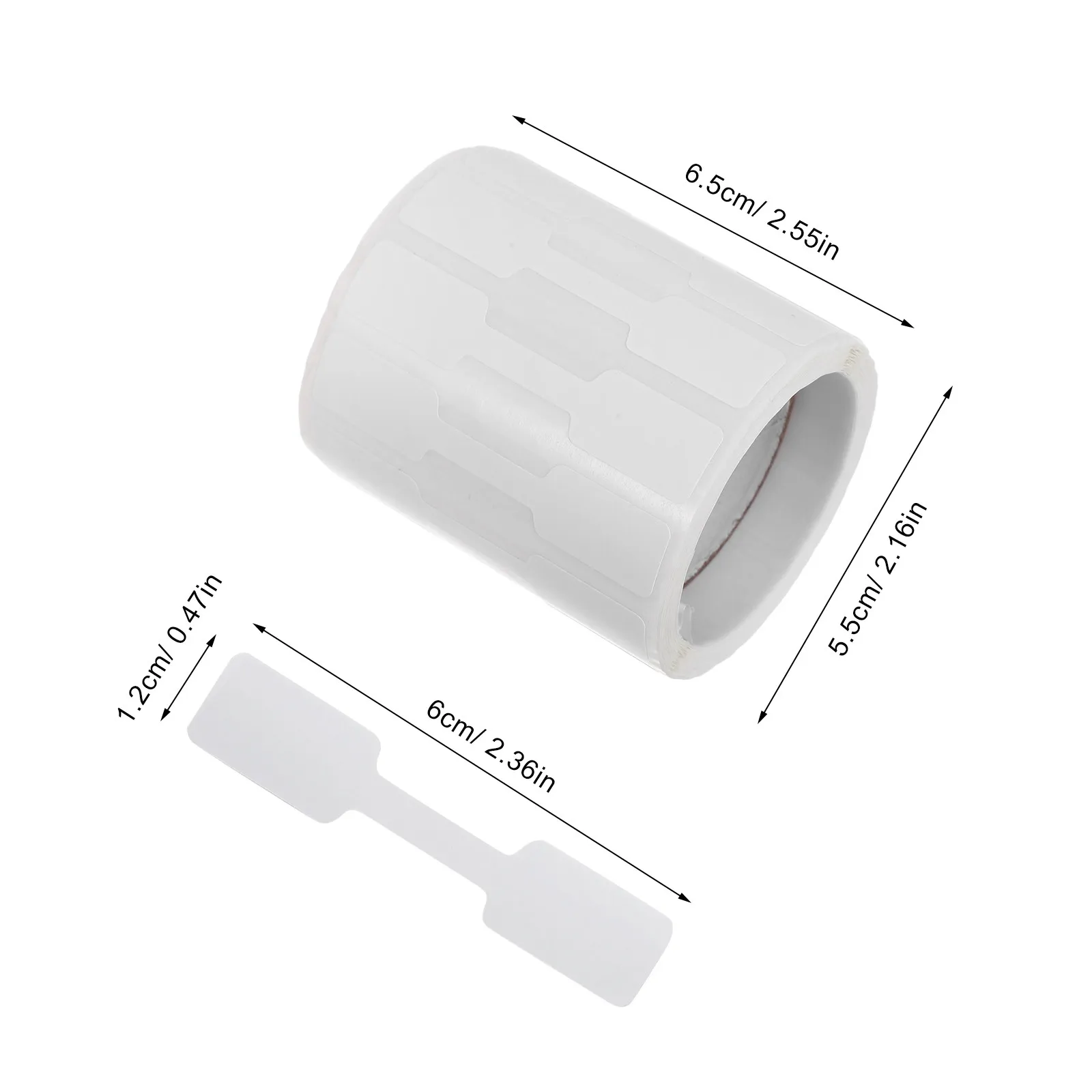 500Pcs Jewelry Price Tags Stickers Blank Strong Adhesive Writable Labels for Necklace Bracelet Retail Shop Jewelry Tags Stickers