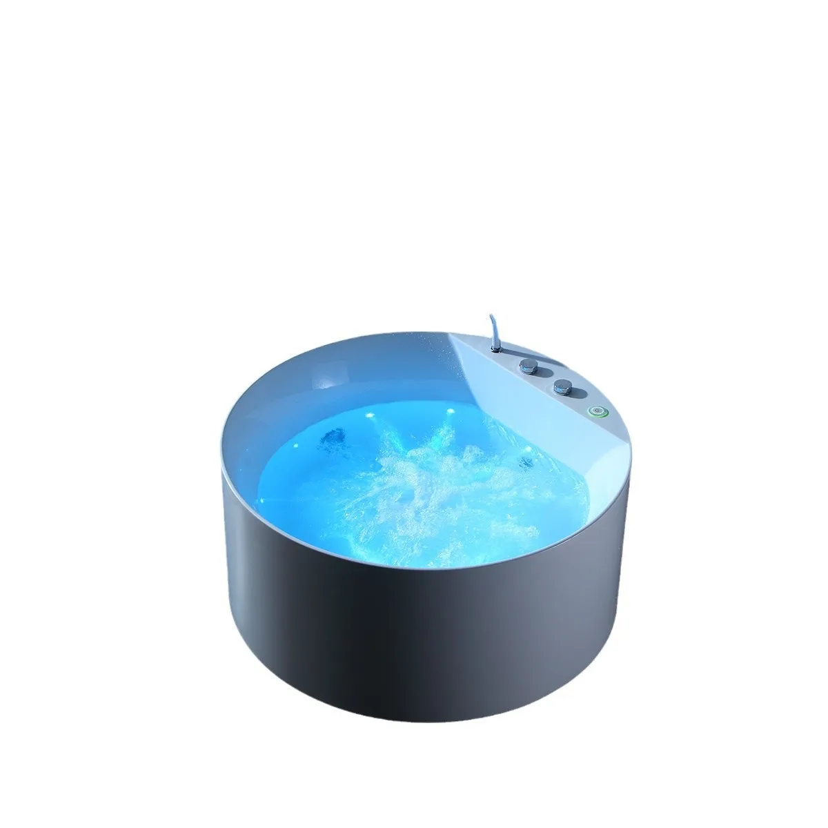 

Acrylic circular massage surf tub Intelligent thermostatic system Independent Hotel bathtub