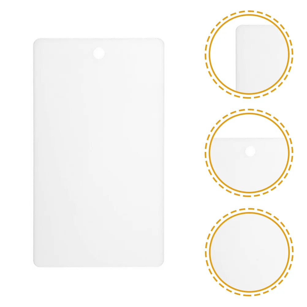 

16 Pcs Electric Wire Basket Label White Paper Tags Acrylic Hanging Labels for Baskets