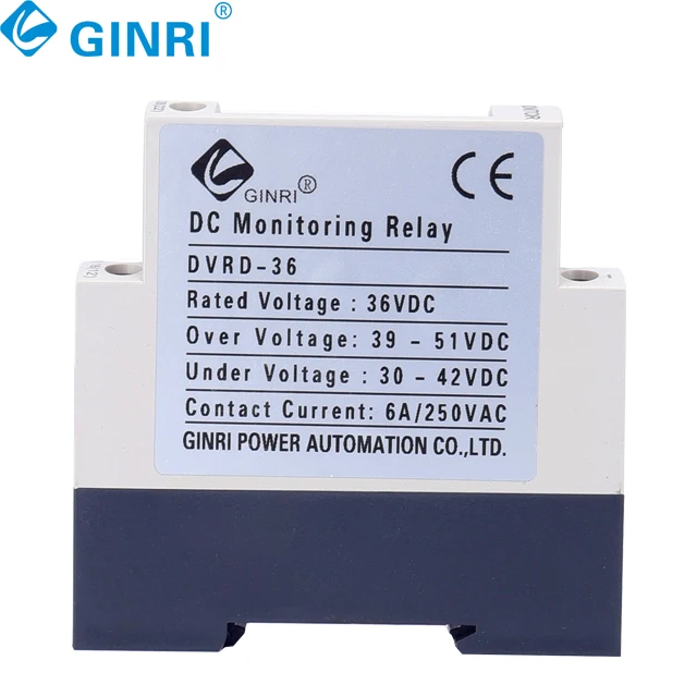 DC12V 24V 36V 48V أكثر من تحت الجهد حماية الجهد رصد التتابع