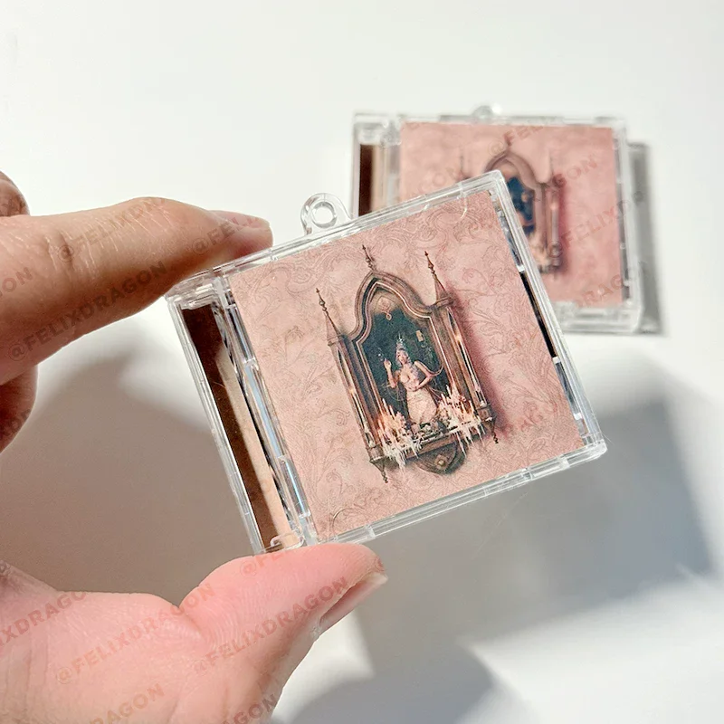 Chaveiro Musical NFC Pop Melanie Martinez MINI CD, Reproduz Músicas do Álbum HADES, Pingente GARBAGE, Chaveiro Cosplay, Colar de Acrílico, Presentes