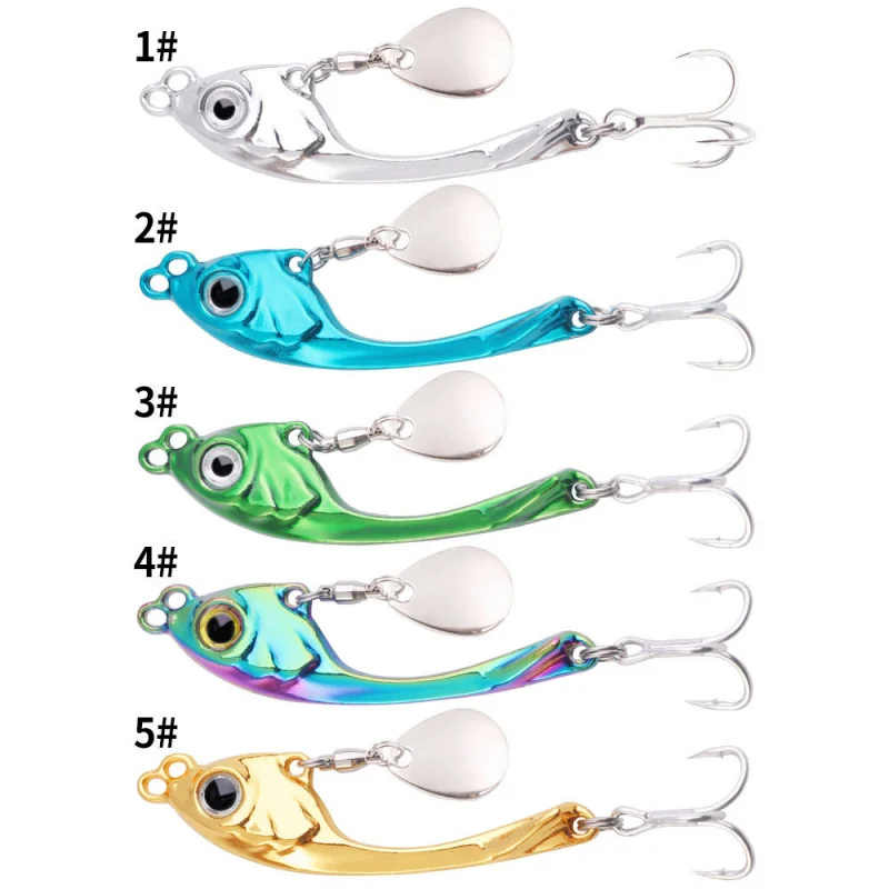 Xuanyue trembledVIBLure Bait New Model Fishing Bait Long Casting Micro Spinner Sequin Bass Bait