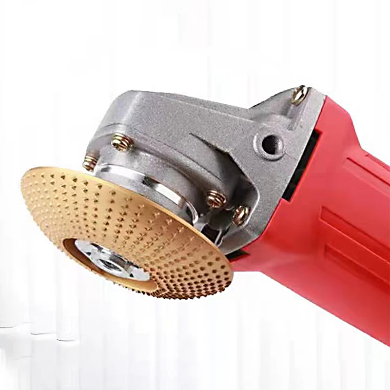 1/3 Stück Metall-Polierscheibe, Durchmesser 100 mm, Zubehör für Winkelschleifer, Schleifscheibe aus Kohlenstoffstahl, Werkzeugteile, Holzschnitzscheibe – Detail 5