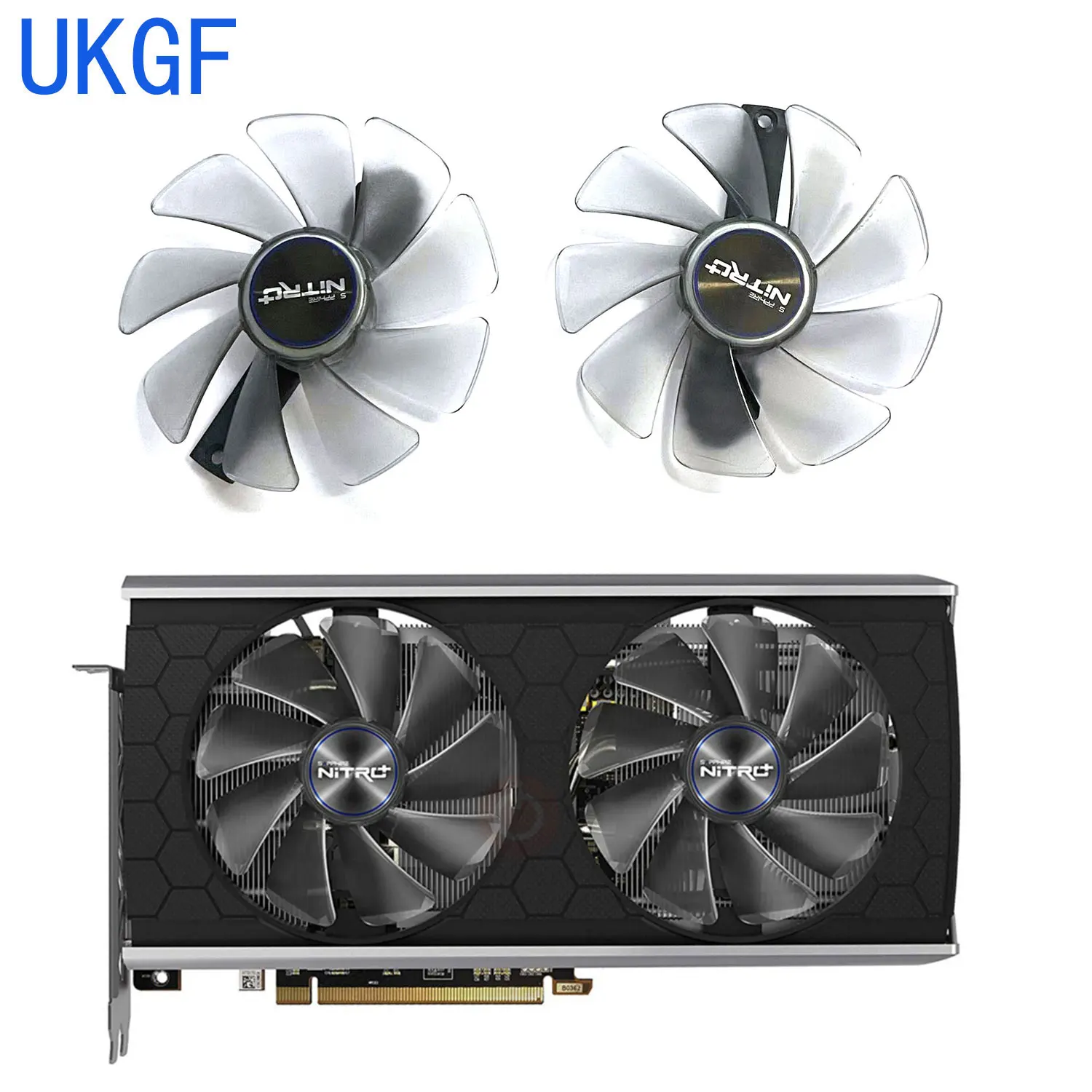 95MM 6PIN FS10015M12D CF1015H12D RX5500XT GPU Fan for SAPPHIRE Radeon RX5500XT 5600XT 5700 5700XT NITRO+ Special Edition PULSE