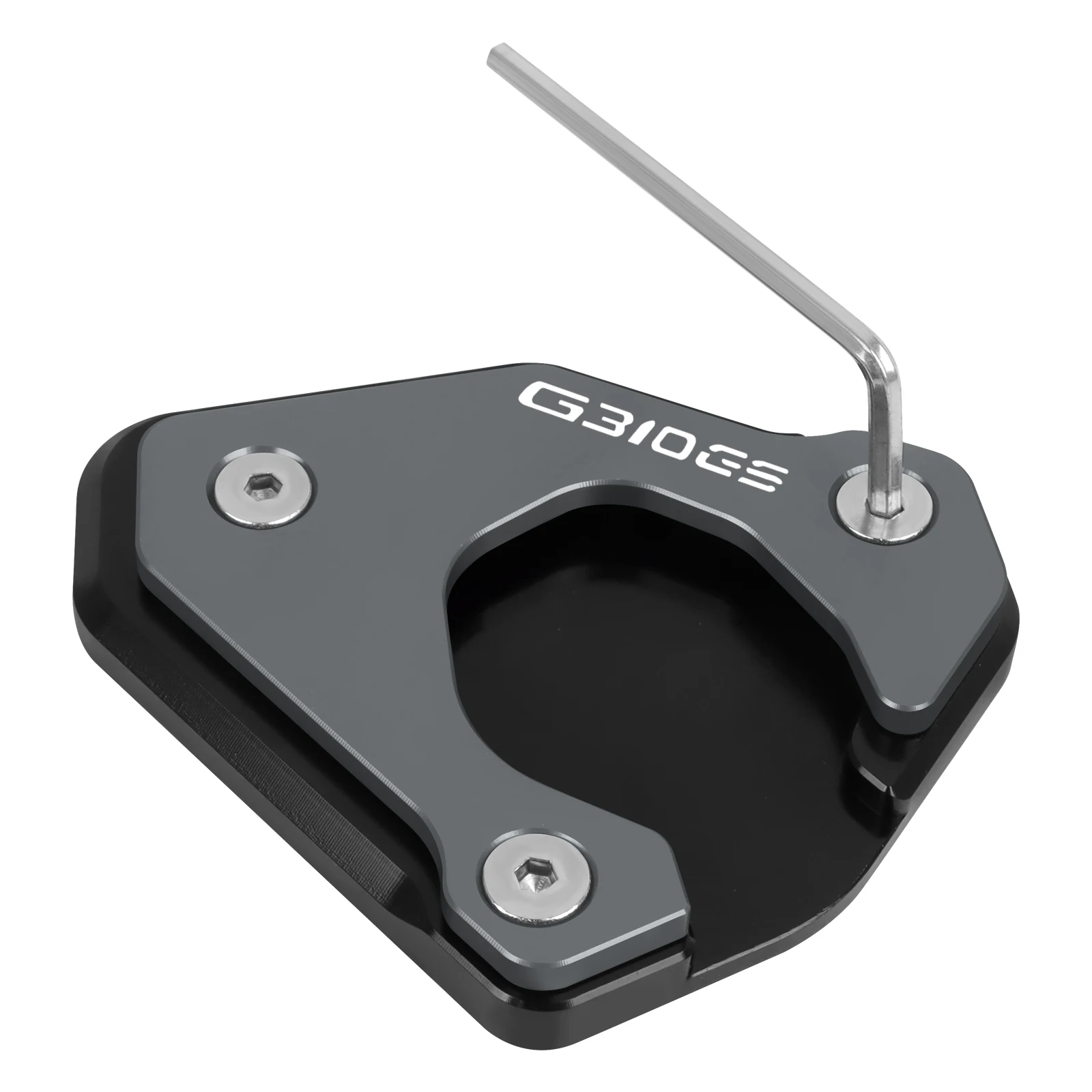 Motorcycle CNC Kickstand Extension Pad Foot Side Stand Extension Plate For G310GS G310 GS G 310 GS 2022 2023