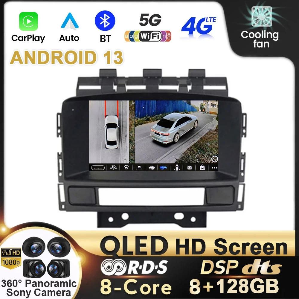 Car Radio Android 13 For Buick Excelle GT XT Opel Astra J 2011 2012 8 Core DSP DVD Player GPS QLED RDS WIFI 4G BT 5.0 Multimedia