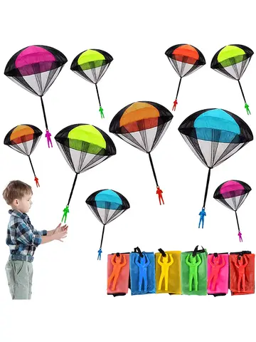 Parachute Toys for Kids Tangle Free Outdoor Flying Parachute Men Outside Toys Easter Basket Stuffers Idea Unique Boy Girl Gift