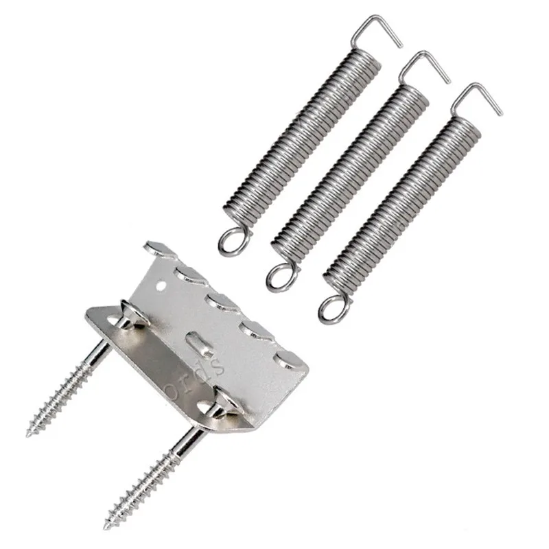 Ein Satz E-Gitarre Tremolo Brücke Body Mount Klauenfedern Befestigungsschrauben Zubehör Teile – Detail 6