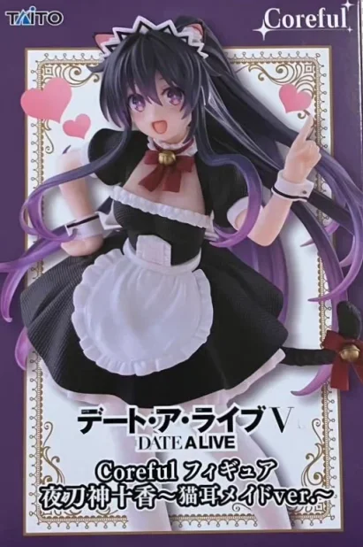 タイトー-コアフル-デート・ア・ライブv-八戸神童花-猫耳メイドver-フィギュアアニメアクションコレクタブルオーナメントおもちゃギフト