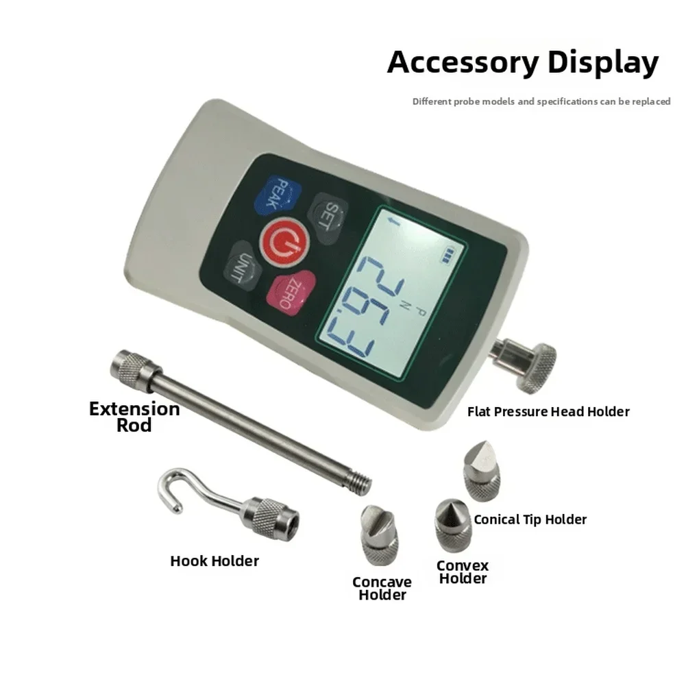 ZMF-500 Digital Push-Pull Force Gauge High-Precision Tension And Pressure Tester Machine Instrument Tools Without Battery