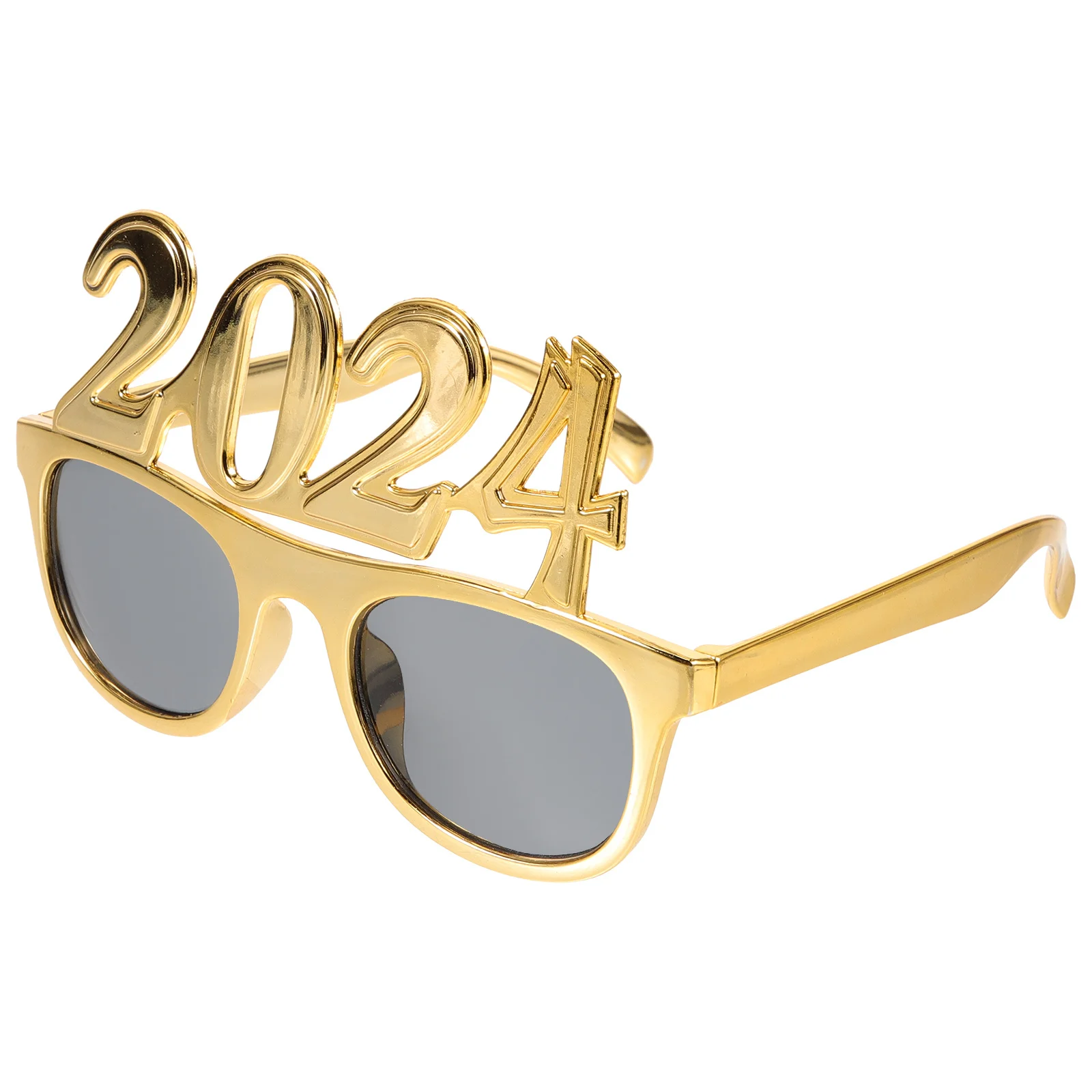 

1Pair Funny New Year Glasses Plastic Eyeglass Props Party Supplies Festival Photo Props 2024 Party Eyewear Creative Decorative