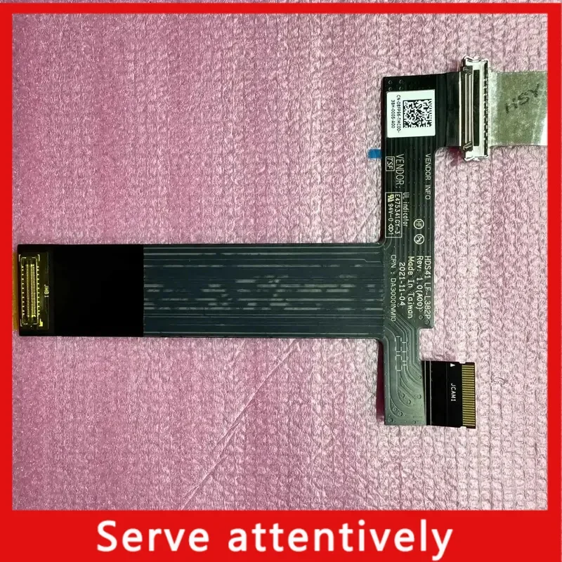 Original 08FP96 8FP96 LF-L382P For DELL Alienware X14 Laptop LCD LVDS Screen Flex Cable