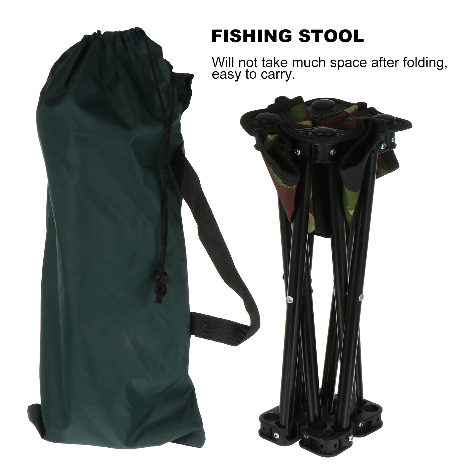 

Outdoor Chairs Fishing Stool Folding Stools for Travel Sports Camping Seat Small