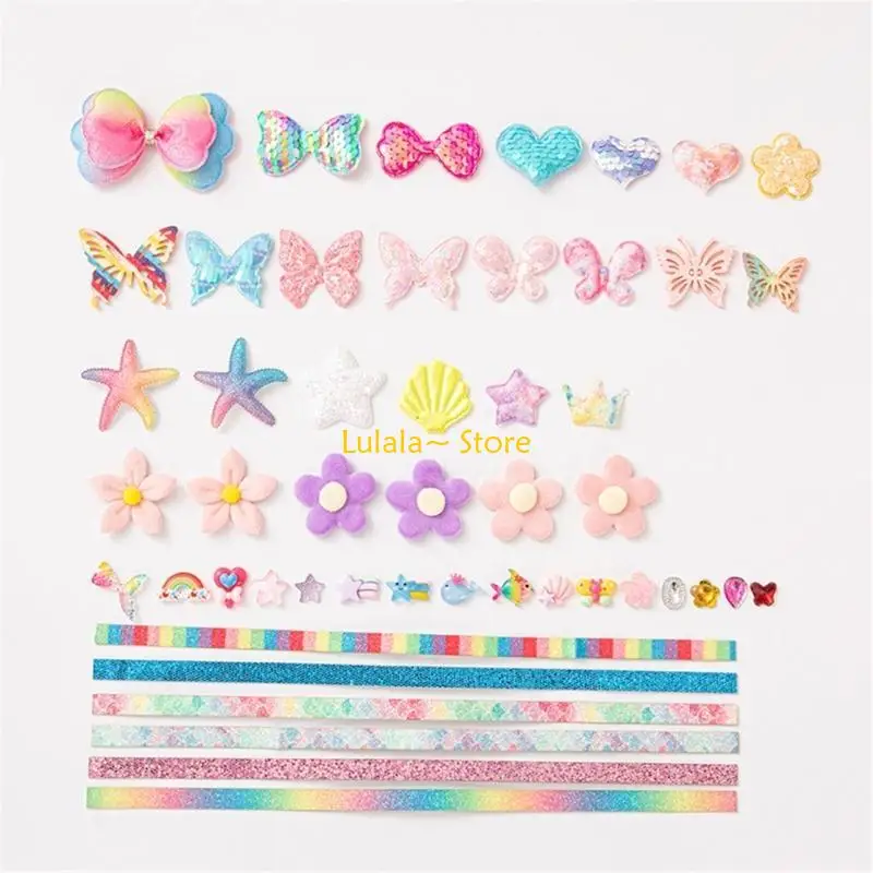 Y4QA Children Princess Headband Making Set Promote Imagination Creativity in Children