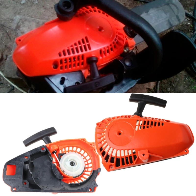 Chainsaw Pull Starter Fit 2500 25CC Chainsaw Brush Cutter Parts Chainsaw Spares Parts Garden Tools Durable Drop Ship