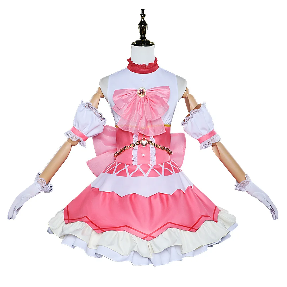 

Kaname Madoka Cosplay Anime Puella Magi Madoka Magica Cosplay Walpurgisnacht Rising Dress Hairpins Bow Movie Combat Suit 2026