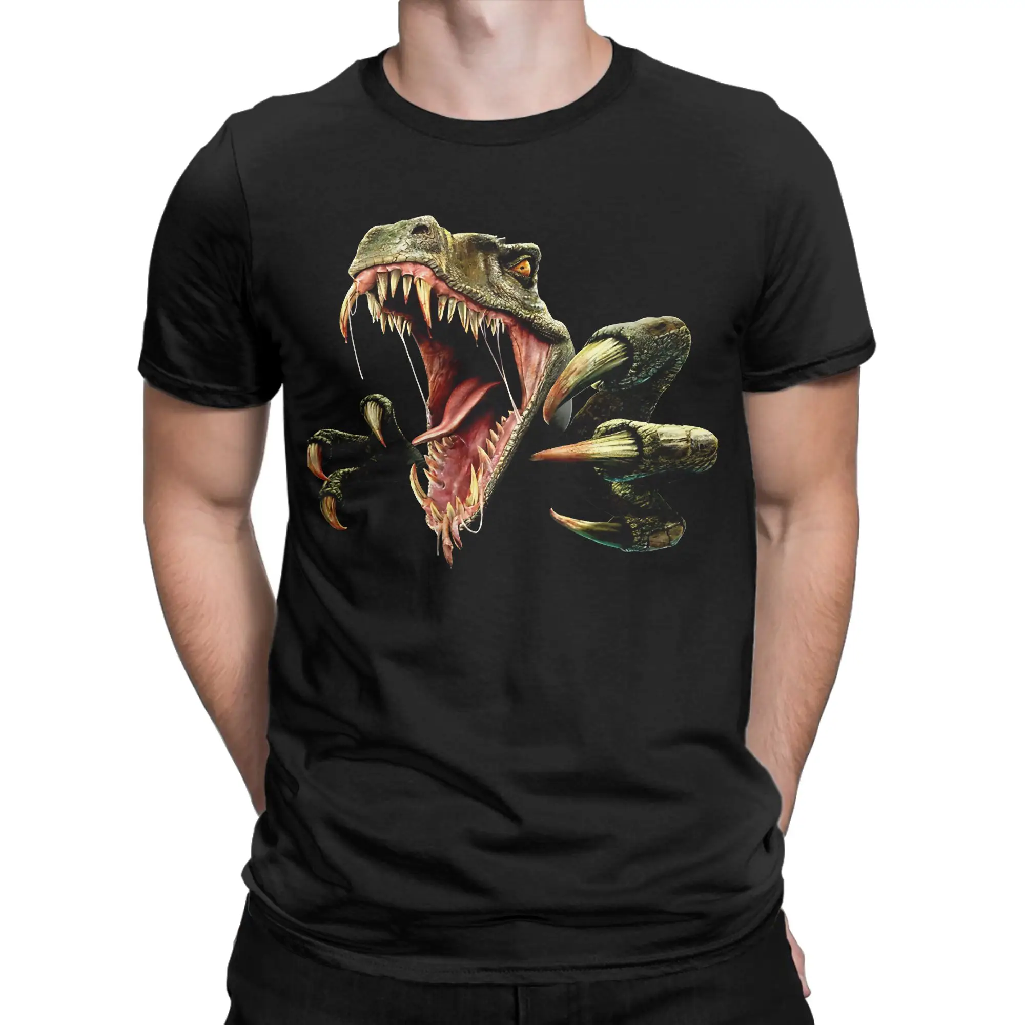 Abstract Survival Aesthetic Graphic Funny 100% Cotton T-Shirt ARK Survival Evolved Tops Tees For Men