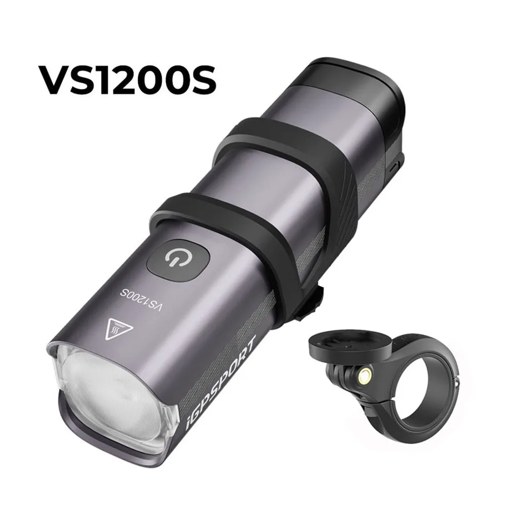 iGPSPORT VS1200S Bike Front Light Smart MTB Road Bike Lamp