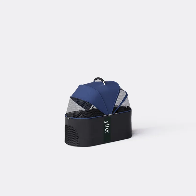 2024 ใหม่กลางแจ้งที่ถอดออกได้ล้างทําความสะอาดได้ Multifunctional Luxury Pet รถเข็นเด็กแบบพกพา Travel สัตว์เลี้ยงแบกตะกร้า