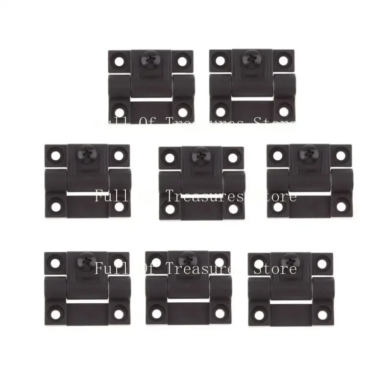 8x Replaces  E6301-20, 4 Hole Adjustable  Hinge, Black , 42 x 36mm