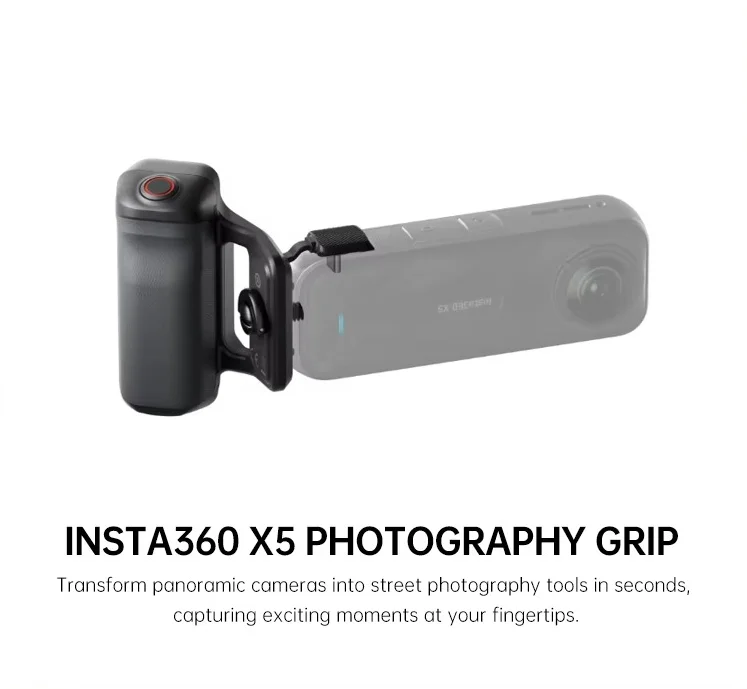 Insta360 X5 Photography Grip Independent shooting button For insta 360 X5 Original Accessories