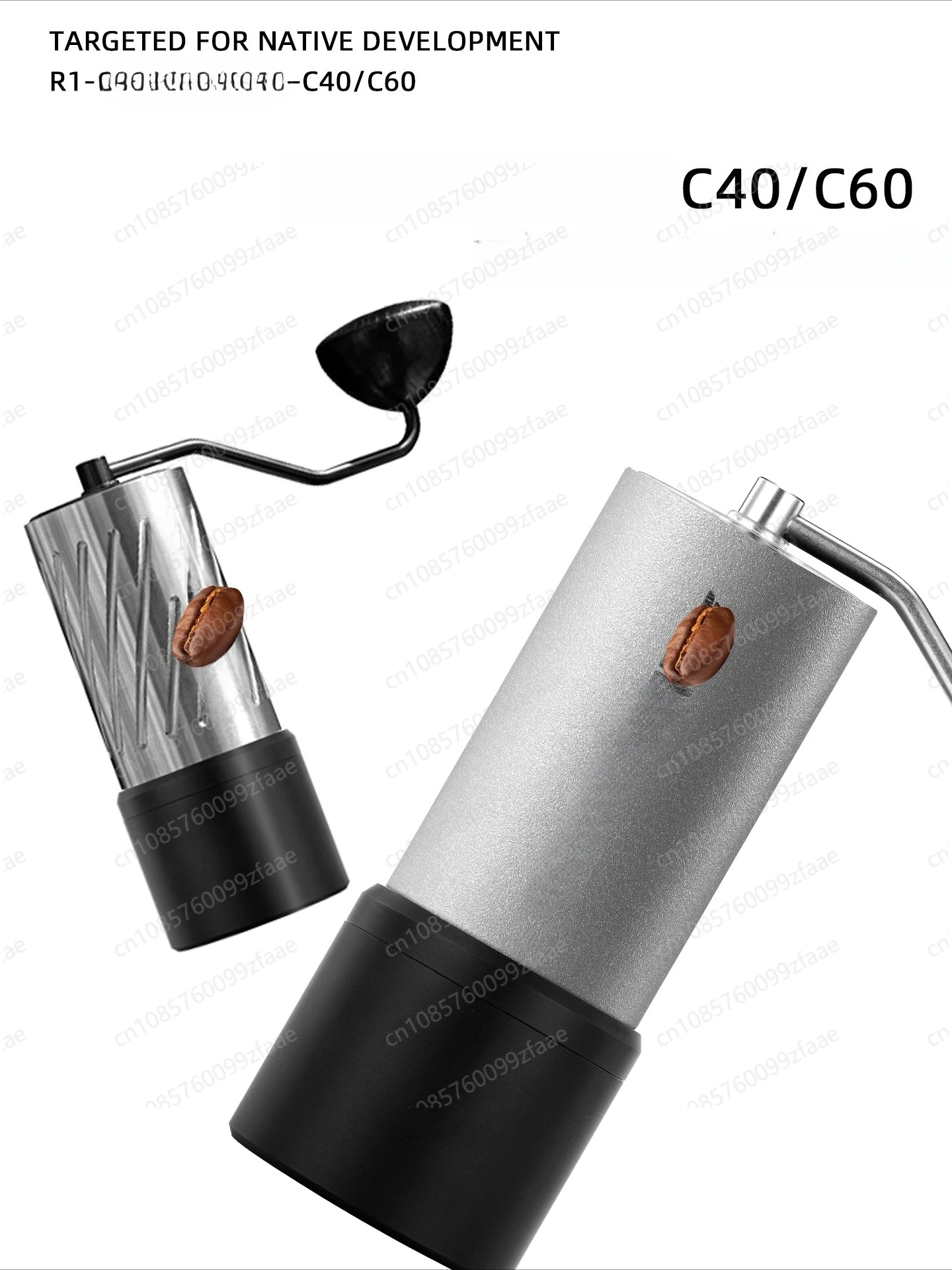 C40c60 Hand Grinder MK4MK3 Strong Magnetic Absorption Aluminum Alloy Powder Cup and Can