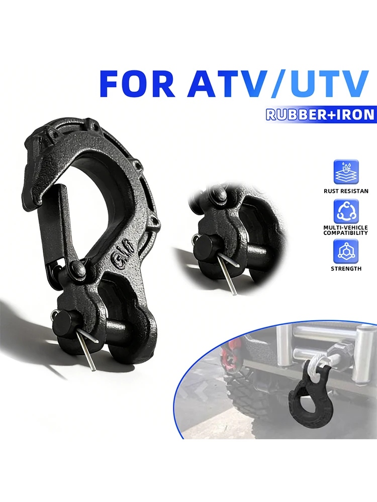 AliExpress JFGRACING Motorcycle Trailer Hitch 3/8" with D-Ring Handle Winch Hook Universal for Honda KTM Recovery and Towing Off-Road Vehicles Bike