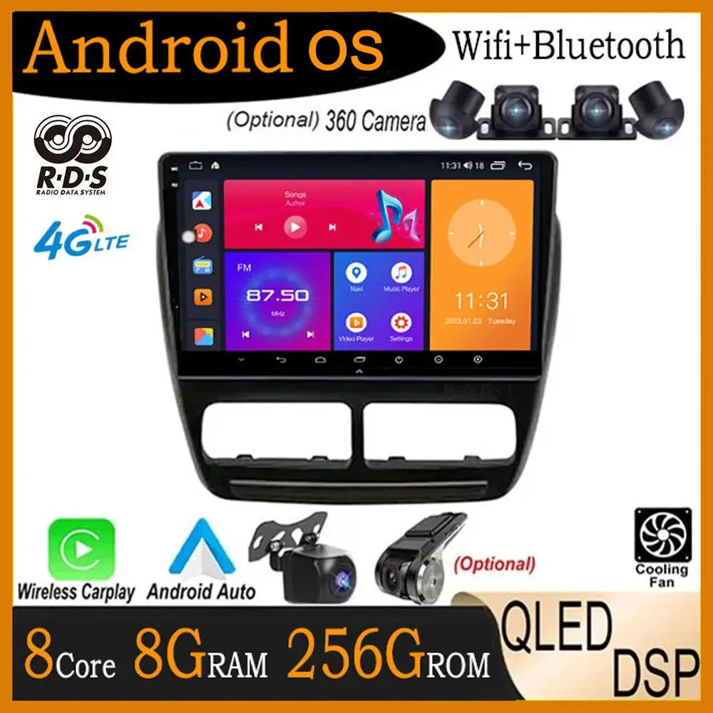 

9 Inch Android 14 For Fiat Doblo Opel Combo Tour 2010 - 2015 4G+Wifi DSP Car Radio Video GPS Navigation Stereo Multimedia