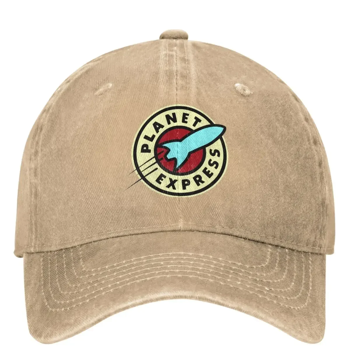 Planet Expressed Logo Print Denim Baseball Cap y2k Retro Wandern Angeln Trucker Hut Sommer Paar Frauen Sonnenschirm Baseball Caps