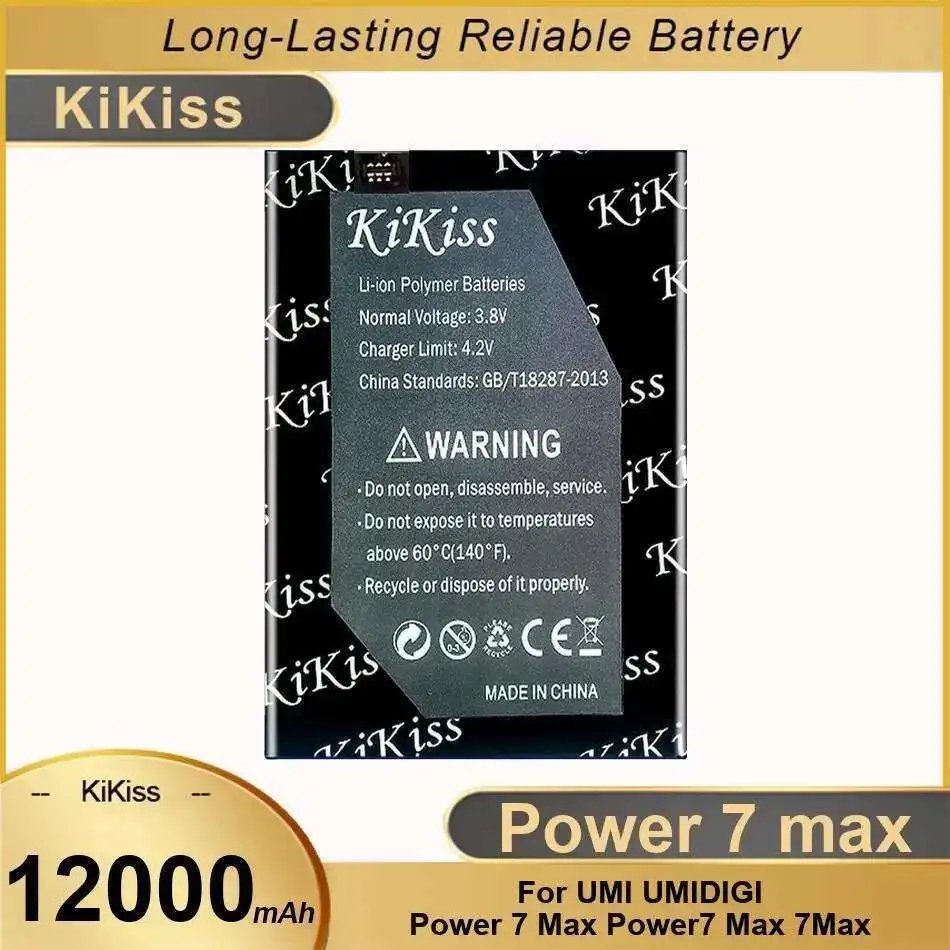 

Для Umi Umidigi Power 7 Max Power7 7Max 12000 мАч безопасная быстрая зарядка аккумулятор мобильного телефона