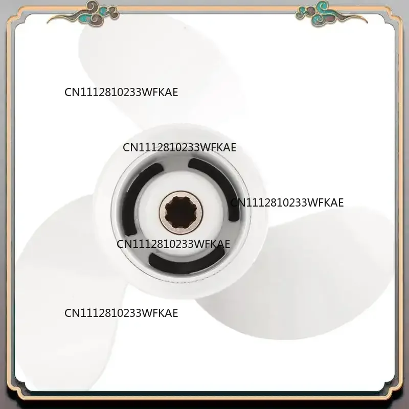 Reliable-9 1/4 X 9-J New Aluminum Alloy 3 Blade Outboard Propeller For Yamaha 9.9-15Hp