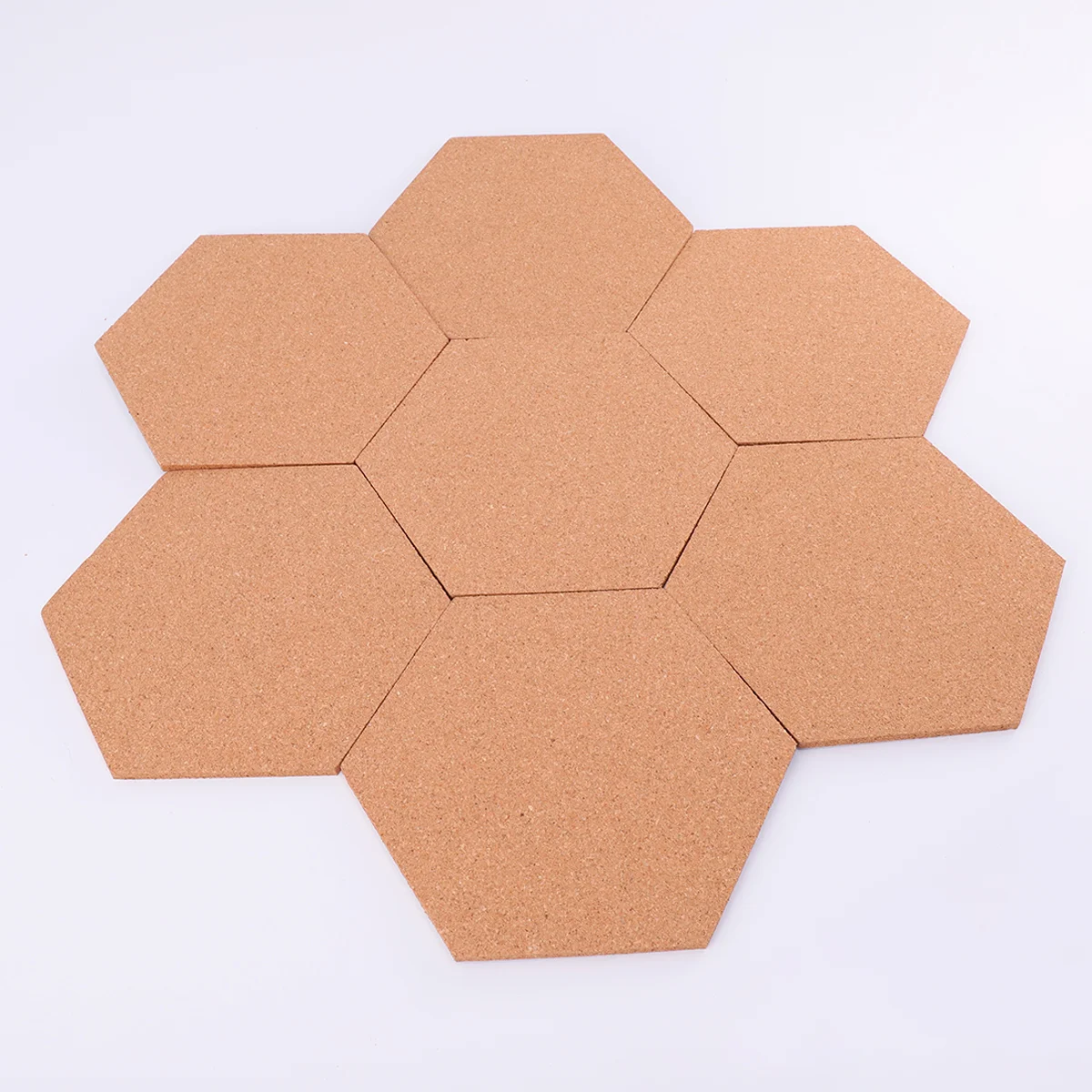 Tablero de pared de fotos hexagonal, tablón de anuncios, tableros de mensajes, tablero de anuncios de corcho autoadhesivo, fondo de fotografía, pared profesional, 8 Uds.