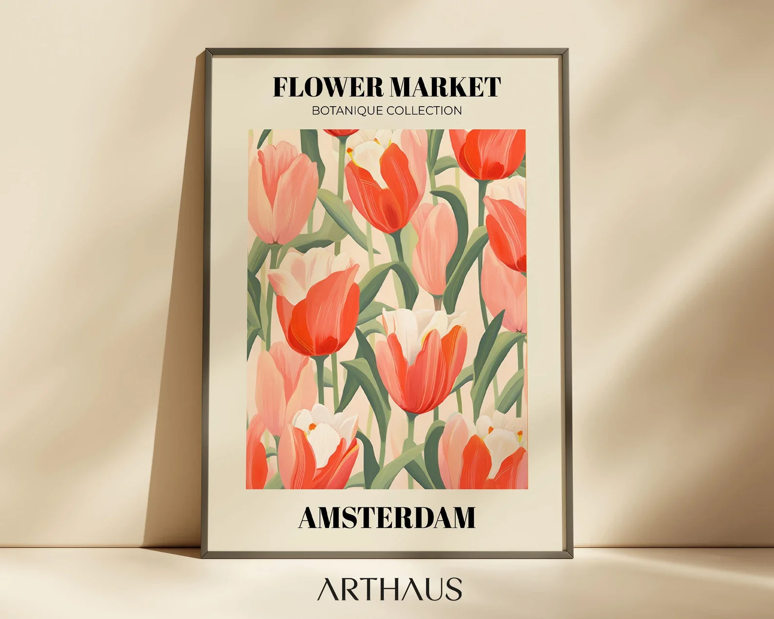 Flower Market Amsterdam Wall Art Floral Print Flower Market Prints Trendy Wall Art Botanical Wall Art Flower Poster Digital Art