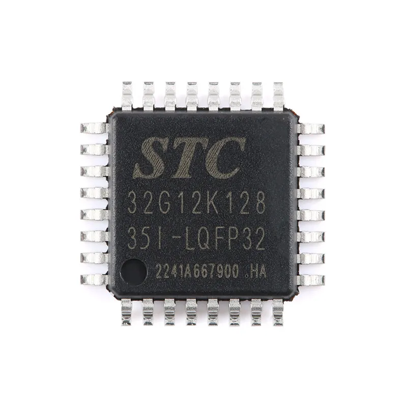 5pcs STC32G12K128-35I-LQFP32 STC32G12K128 32-bit 8051 Microcontroller MCU New Original IC For Embedded Industrial Control