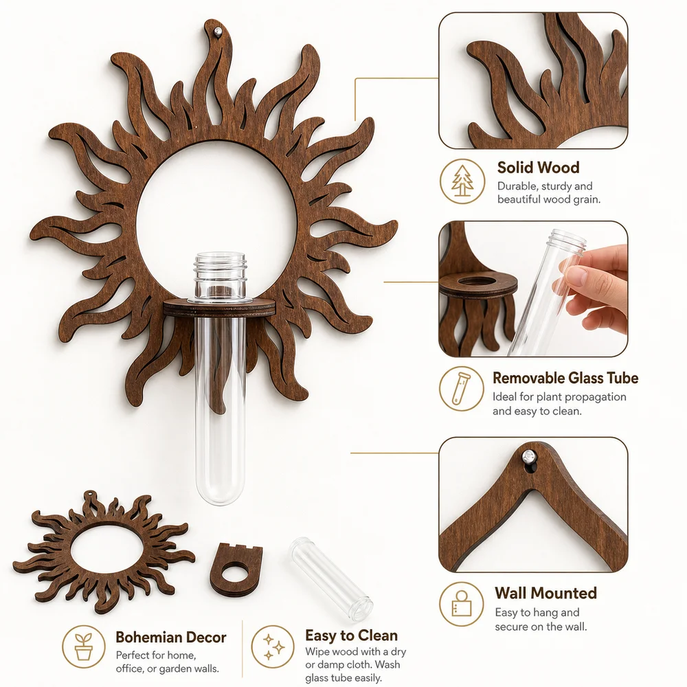 Gifts Wood Wall Propagation St - Propagation Station Vase review and price